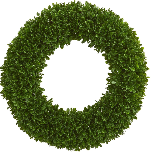 19.5” Tea Leaf Circle Wreath UV Resistant (Indoor / Outdoor)